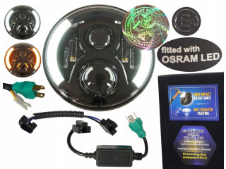 Lampa led chipy osram 7 cali reflektor drl  Uniwersalne 