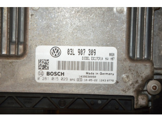 Passat b6 fl блок управления двигателем 03l907309    Volkswagen  