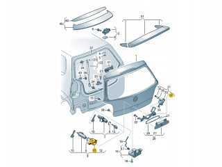 MIKROPRZEŁĄCZNIK ZAMKA ЗАСЛОНКИ VW Jetta Polo ASO  1T0962103 1T0962103  Volkswagen   
