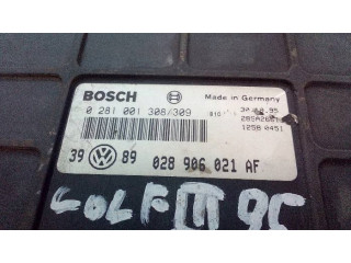 Блок управления двигатель vw golf iii 1,9 tdi 0281001308/309  0281001308, 028906021AF  Bosch 