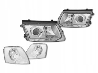 Reflektory lampy xenon look h7 vw passat b5 3b 96- lewe + prawe 