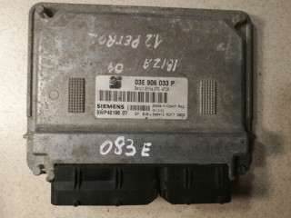 Блок управления двигателем seat vw 03e906033p 5wp4019607  03E906033P,     