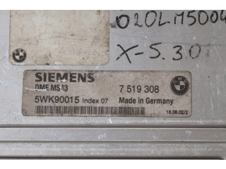 Блок управления двигателем bmw x5 3.0i  7519308    