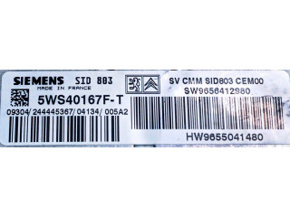 Řídící jednotka  5WS40167F-T, 9656412980 5WS40167F-T, 9656412980 Siemens  