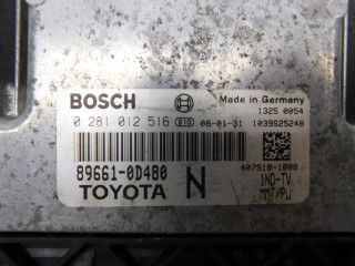 Блок управления двигателем toyota yaris ii 1.4 d4d 90km mmt  89661-0D480, 896610D480  Bosch 