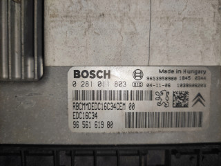 Модуль управления peugeot 307 1.6hdi 0281011803  0281011803, 9656161980  Bosch 