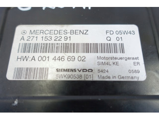 Mercedes w203 1.8 блок управления блок управления двигателем блок управления  A2710107444 A2711532291  