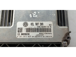 Блок управления двигателем vw passat golf 2.0 tdi 03l907309  03L907309, 0281015029  Volkswagen  