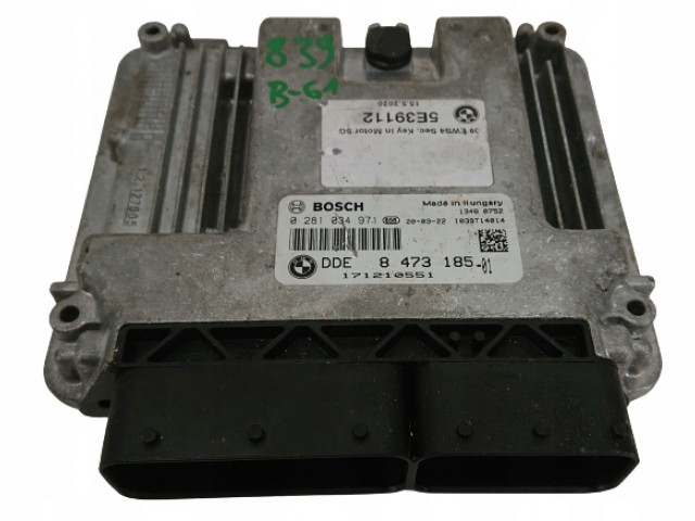 Bmw f30 f20 x1 f48 b47 b37  модуль управления ecu  8473185  Bosch 