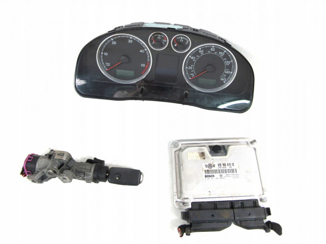 Блок управления комплект vw passat b5 1,9 tdi 038906019ke  038906019KE, 0281011201 LICZNIK, 3B0920929A Volkswagen  