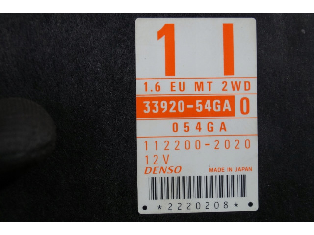 Блок управления блок управления двигателем suzuki liana 1.6 b  33920-54GA, 3392054GA  Denso 