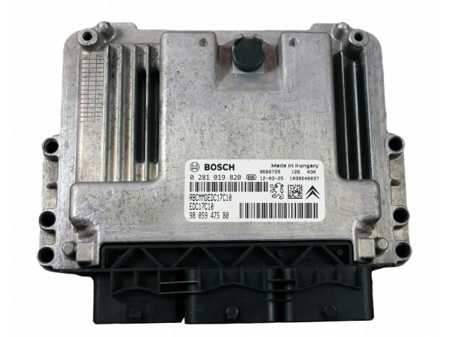 Модуль управления peugeot 208 1.4hdi 0281019820 9805947580  0281019820,   Bosch 