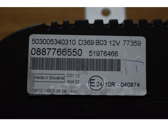 Панель приборов спидометр fiat panda iii .0887766550.51976466  0887766550519, NR.0887766550.5           