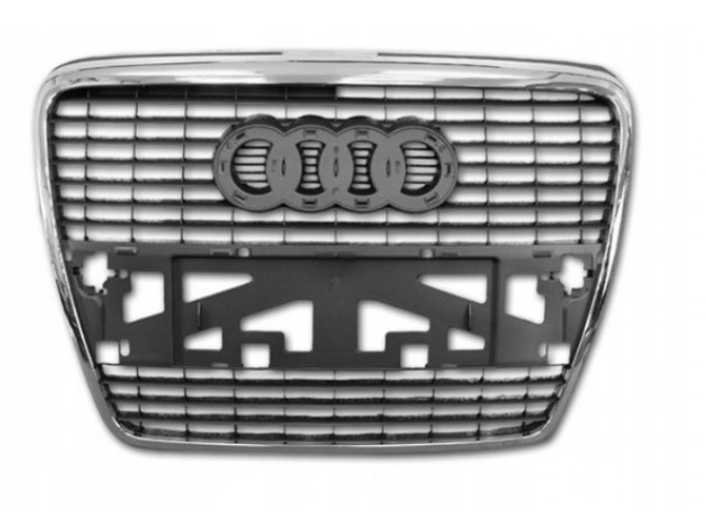 AUDI A6 C6 Решетка grill ХРОМ 04-08 Inny (Plastik)         