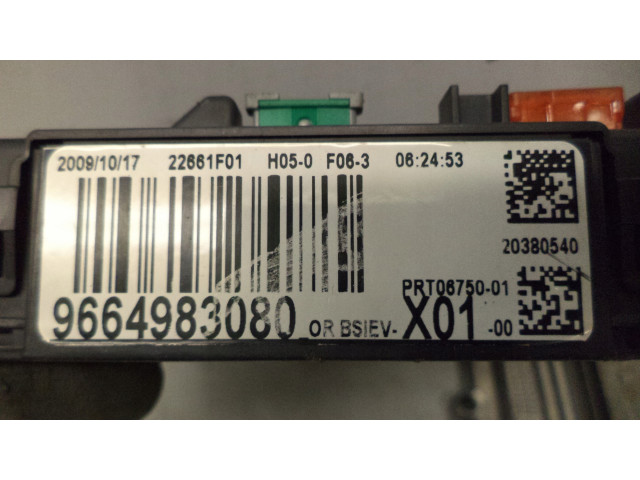 Блок управления модуль управления комплект 9664843780 peugeot 207  0281013872,   Bosch 