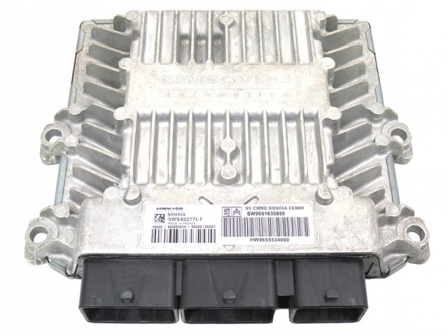 Блок управления peugeot 307 2.0hdi 9661835880 5ws40277i-t  9661835880,   Siemens 