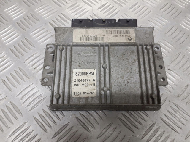 БЛОК УПРАВЛЕНИЯ ДВИГАТЕЛЕМ RENAULT CLIO II 1.2 8V 8200187028      