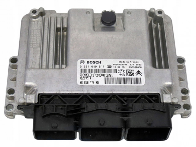 Ecu berlingo partner 1.6 hdi 9805947380 0281019817  9805947380,   Bosch 