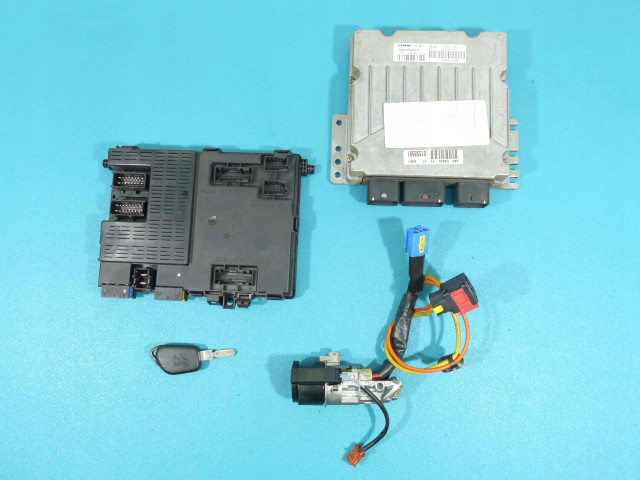 Блок управления комплект 9646941180 peugeot 406  2.0hdi  9646801180,     