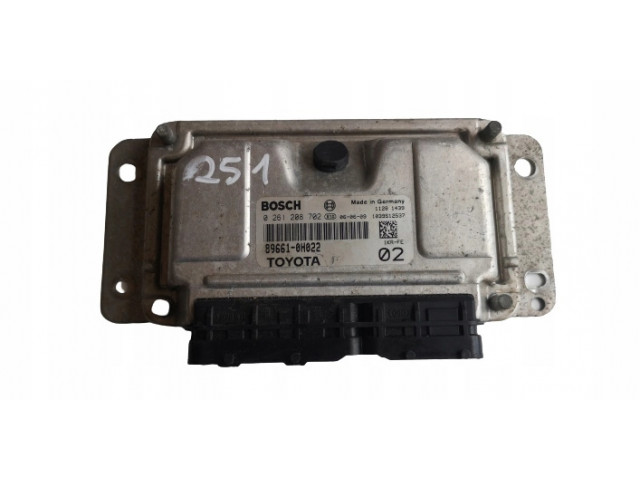 Блок управления ecu toyota aygo 0261208702 89661-0h022 10  896610H022, 0261208702- 0261208702,    