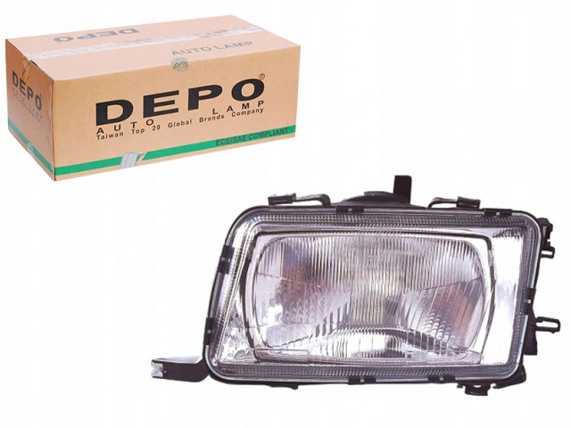 Dep441-1131l-ld-e reflektor audi 80 91-96 le Левый 