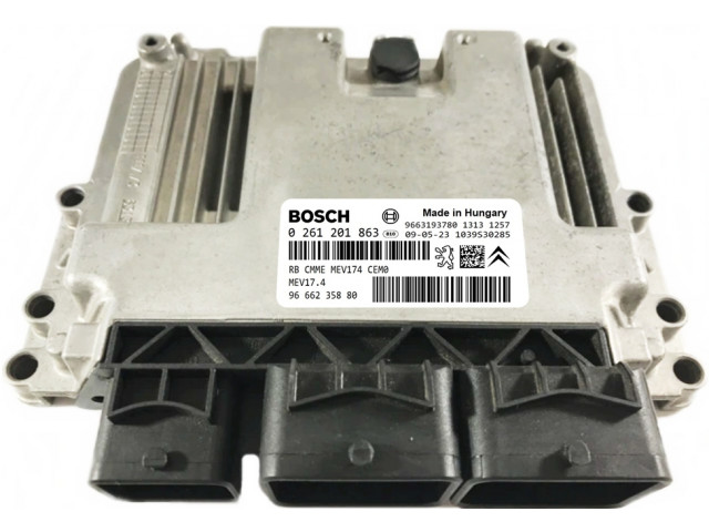 Блок управления citroen peugeot 0261201863 9666235880  0261201863,   Bosch 