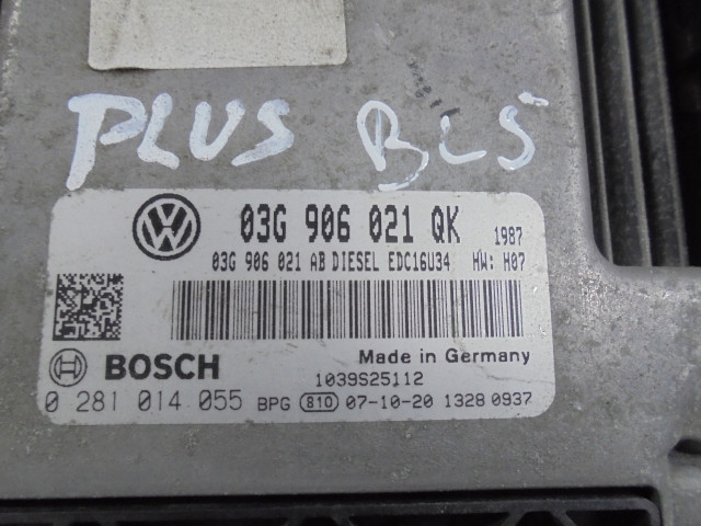 Vw golf v 5  1.9 tdi bls блок управления  03G906021QK  Bosch 