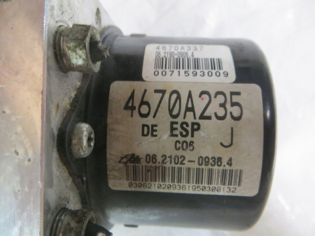 PEUGEOT 4007 C-CROSSER Jednotka ABS ESP 4670A235  46770A235,      