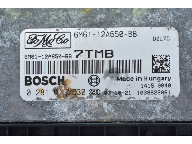 Блок управления mazda 3 6m61-12a650-bb 0281012530 7tmb  0281012530,     