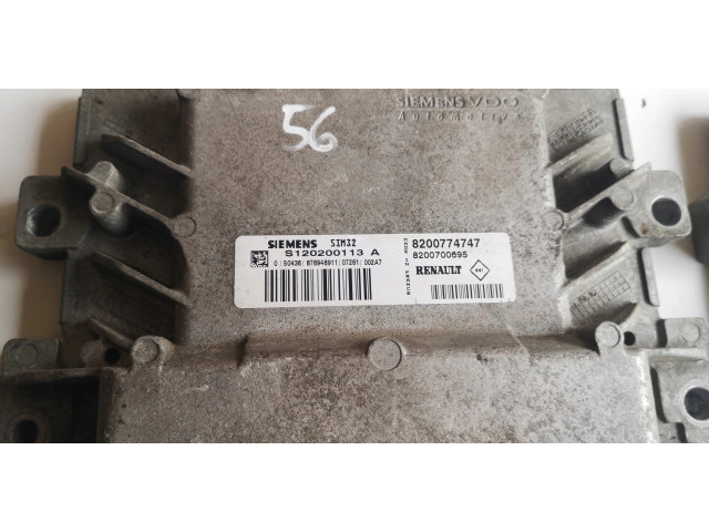 Блок управления ecu twingo renault s120200113a   S120200113A, 8200774747 S120200113A, 8200774747   