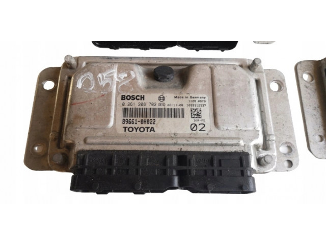 Блок управления ecu toyota aygo 0261208702 89661-0h022 10  896610H022,  0261208702,    