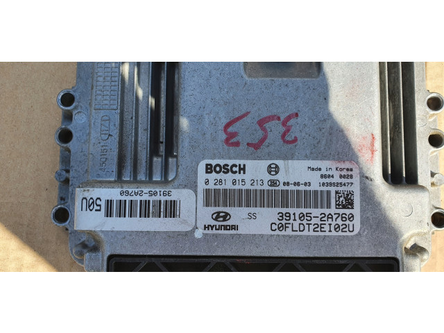 Řídící jednotka  0281015213, 391052A760 39105-2A760, 0281015213 Bosch  