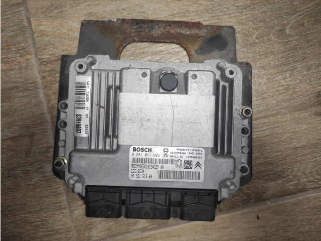 Модуль управления peugeot 307 1.6hdi 0281011803  0281011803, 9656161980  Bosch 