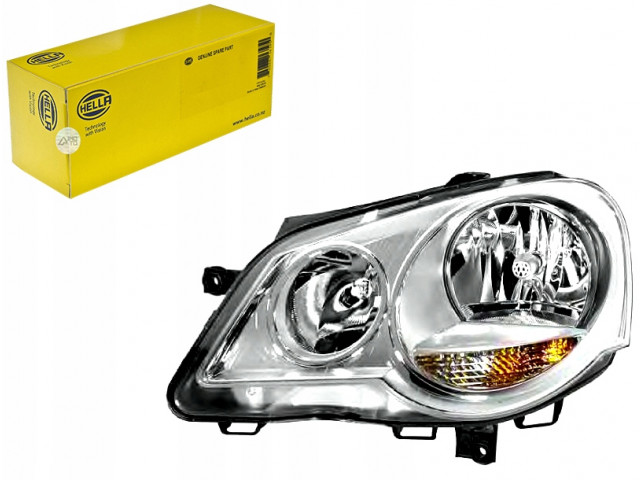 Hella reflektor lampa przednia vw polo 1.4 16v (9n Левый 