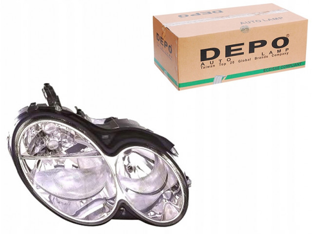 Reflektor lampa przednia depo 2098201661 a20982002 Правое 