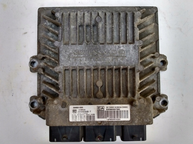 Блок управления двигателем 9663607880 peugeot 807 2.0 hdi   9635157080 Siemens 