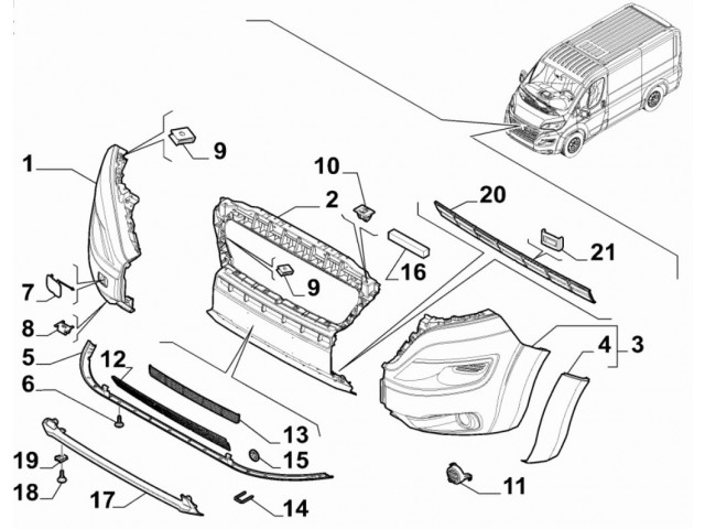 Citroen jumper ii halogen lampa przeciwmgielna uniwersalne 