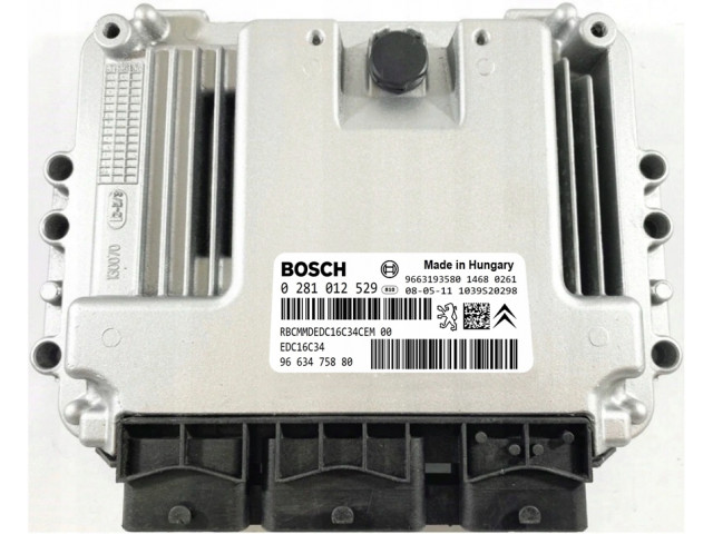 Блок управления citroen c3 9663475880 0281012529   9663475880,   Bosch 