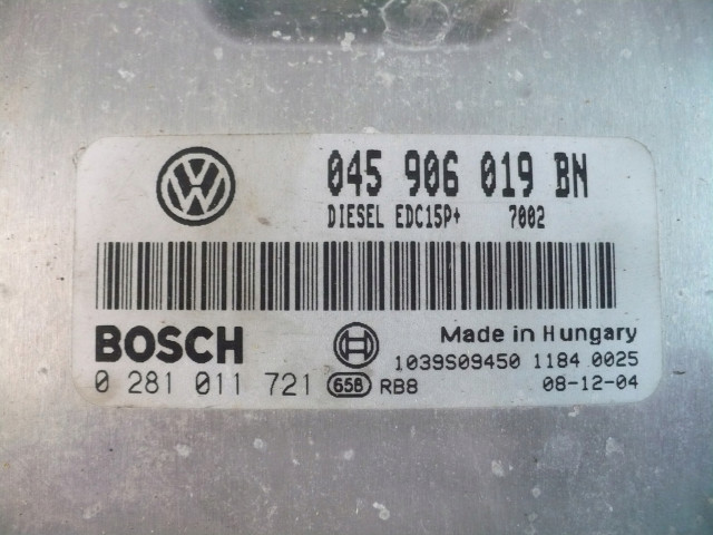 Комплект блоков управления vw fox 1.4tdi  045906019BN  Bosch 