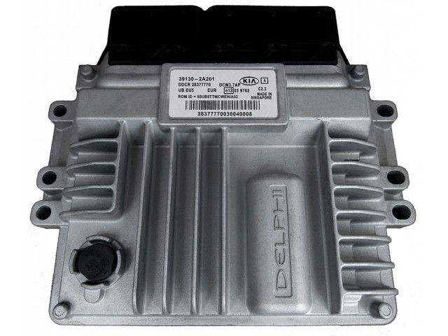 Блок управления ecu rio 1.4 39130-2a201 28377770 dcm3.7ap  39130-2A201,   Delphi 