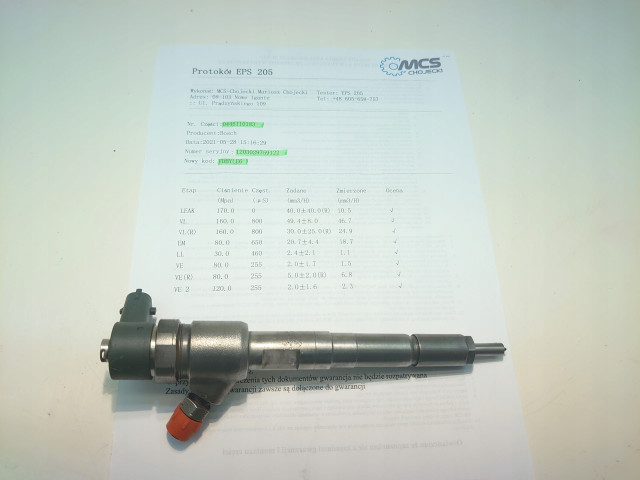 Vstřikovač  71794966, 1538758 0445110183 Bosch      Diesel