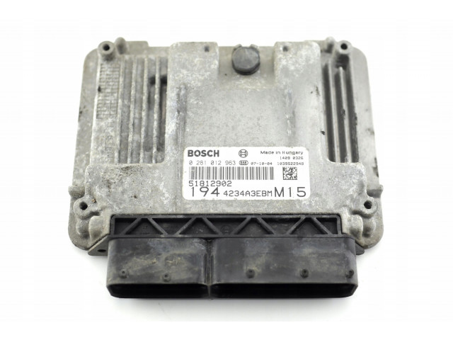Řídící jednotka  51812902, 0281012963 4234A3EBM Fiat   