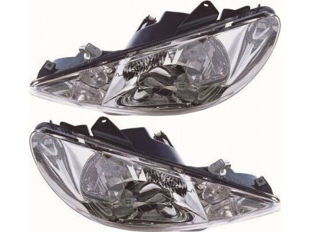 Reflektory lampy peugeot 206 '03-'08  depo левая + правая 