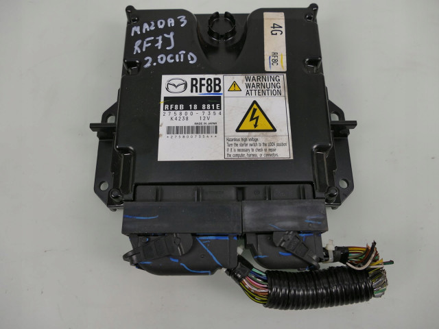 Mazda 3 bk 2.0 citd блок управления двигателем  ecu  RF8B18881E RF8B18881E   