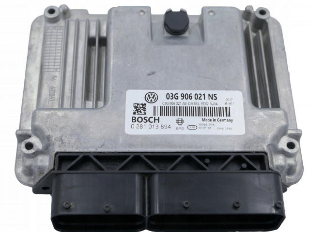 Модуль управления volkswagen 0281013894 03g906021ns  EDC16U34,   Bosch 