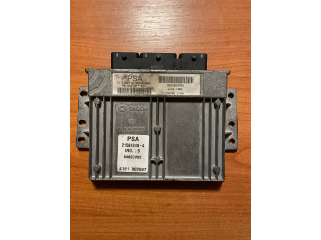 PEUGEOT 407 БЛОК УПРАВЛЕНИЯ БЛОК УПРАВЛЕНИЯ 9654131380    Sagem 