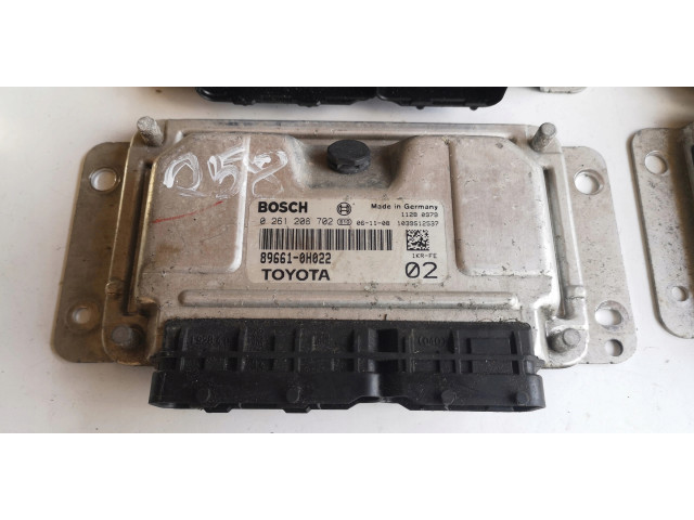 Блок управления ecu toyota aygo 0261208702 89661-0h022 10  896610H022,  0261208702,    