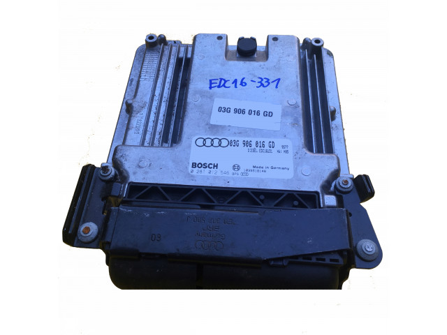 Ecu audi a4 1.9tdi 03g906016gd 0281012546 dopiszę  03G906016GD,   Bosch 