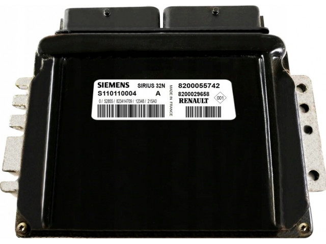 Ecu clio 1.6 s110110004a 8200055742   S110110004A,   Siemens 