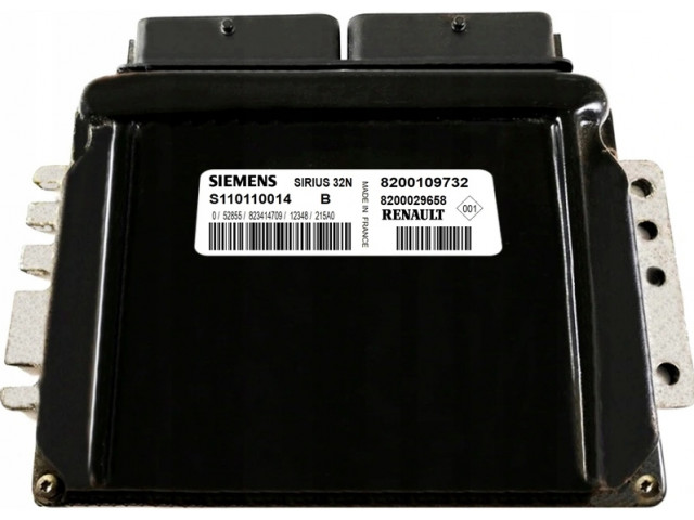 Ecu clio sirius32n s110110014b 8200109732   S110110014B,   Siemens 